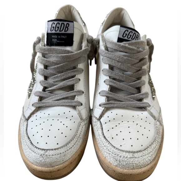 Golden Goose Ballstar silver glitter star 37 - Picture 2 of 5